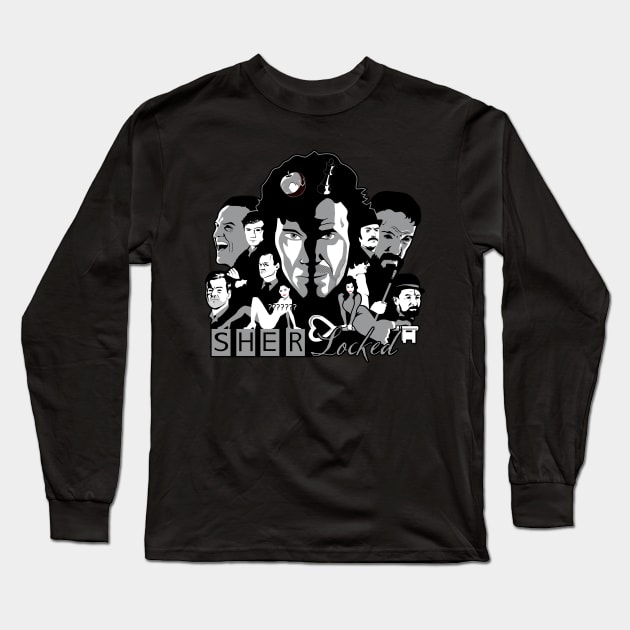 SHERLOCKED Long Sleeve T-Shirt by Everdream